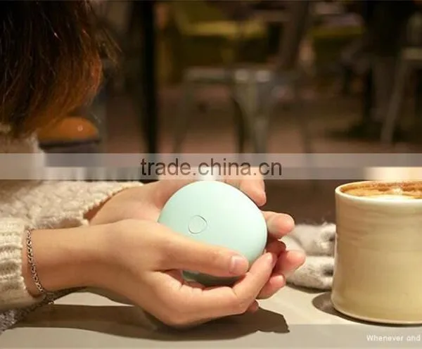 Lucky Stone Hand Warmer Portable Pebble Warm Hand Treasure USB Charging Mini Hand Warmer of 3200 Mah photo-2