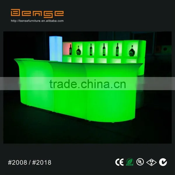 LED Furniture With E27 Lamp / Straight LED Bar Table With E27 Bulb photo-2