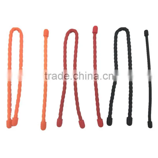 4''6''10''12'' Multipurpose Waterproof Silicone Clip Cables Tie for All Kinds of Wires photo-2