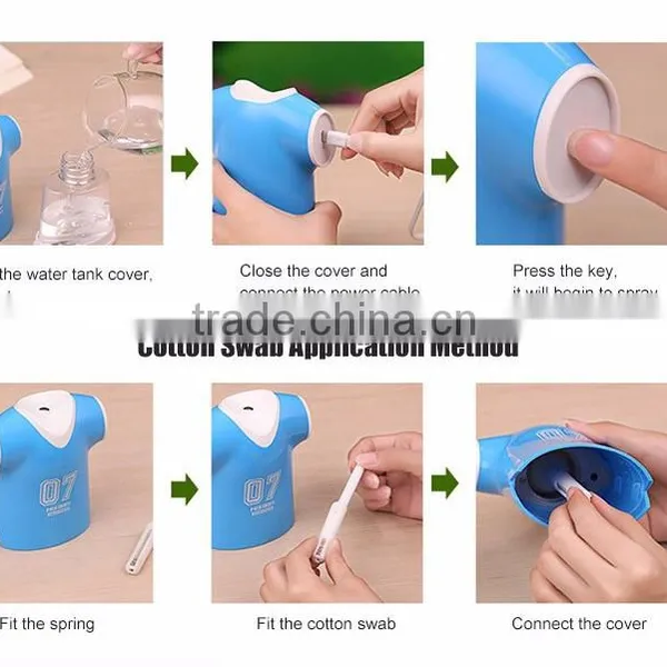 Fahionable Portable Polo Shirts Shaped Ultrasonic Humidifier With USB Port photo-4
