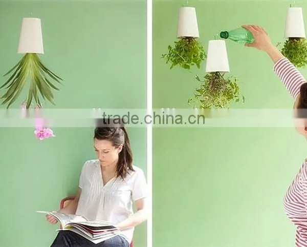 Creative Hanging Decorative Plant Pots Indoor,Colored Plastic Plant Pots photo-6