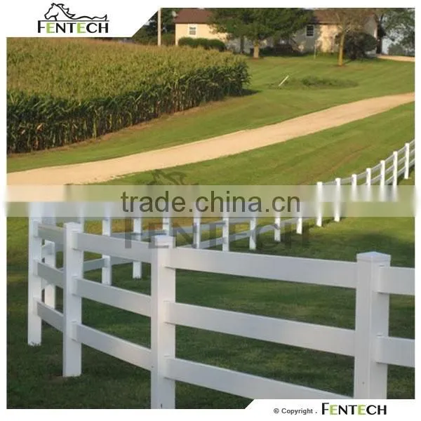 Made PVC High Quality Paddock Fencing photo-3