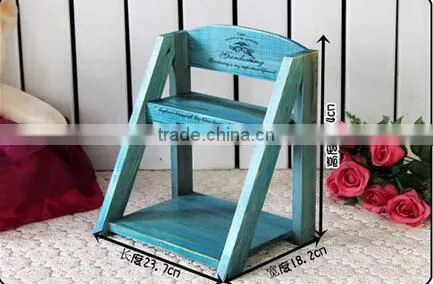 Small Cheap Storage Vase Shoes Wood Rack Shelving Shelf photo-3