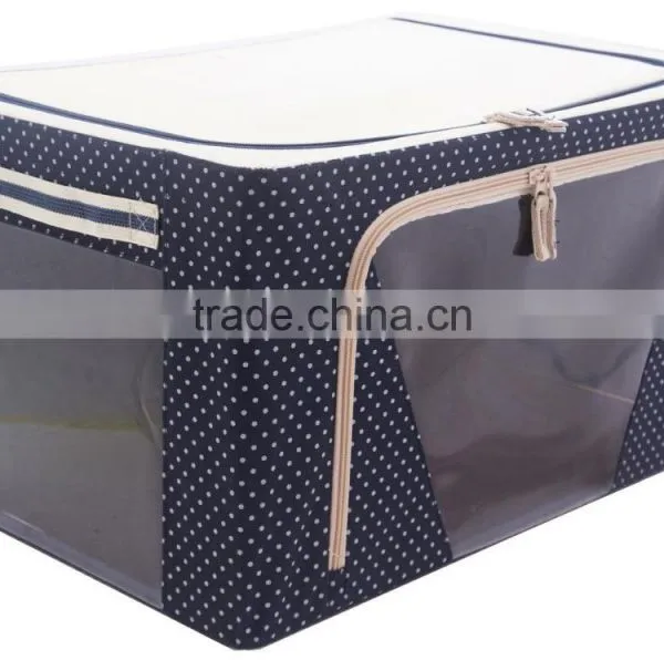 Foldable Storage Box With Metal Frame photo-3