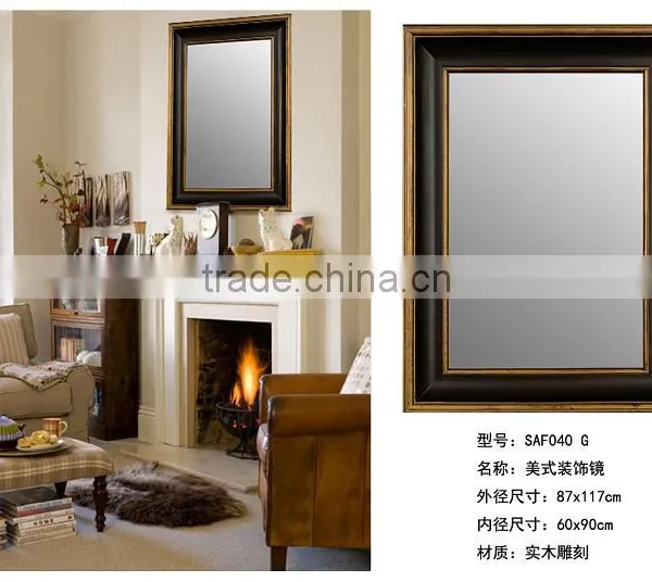 Home Furniture Antique Mirror Glass Frame