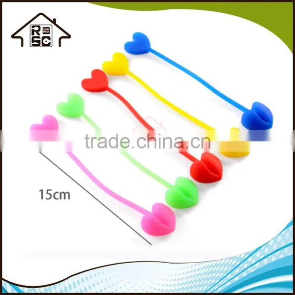 NBRSC Multifunctional Heart Shaped Silicone Food Bag Seal Clip Supplier photo-5