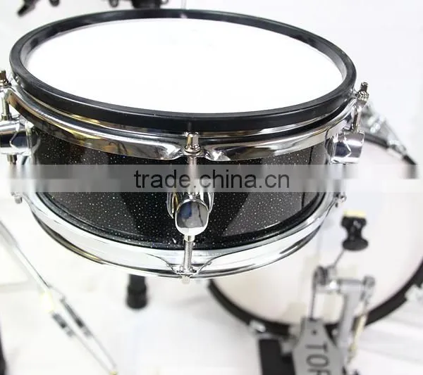 5 pc Black Wooden Digital Drum Set photo-4