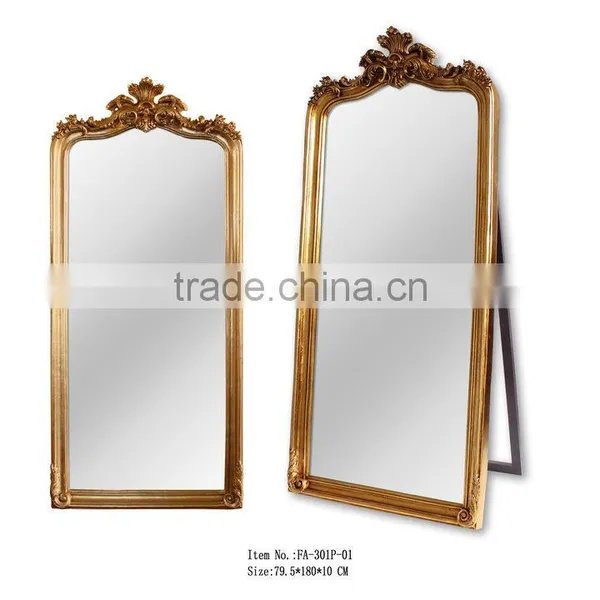 Antique Silver Full Length Dressing Mirror FA-301P-01 photo-2