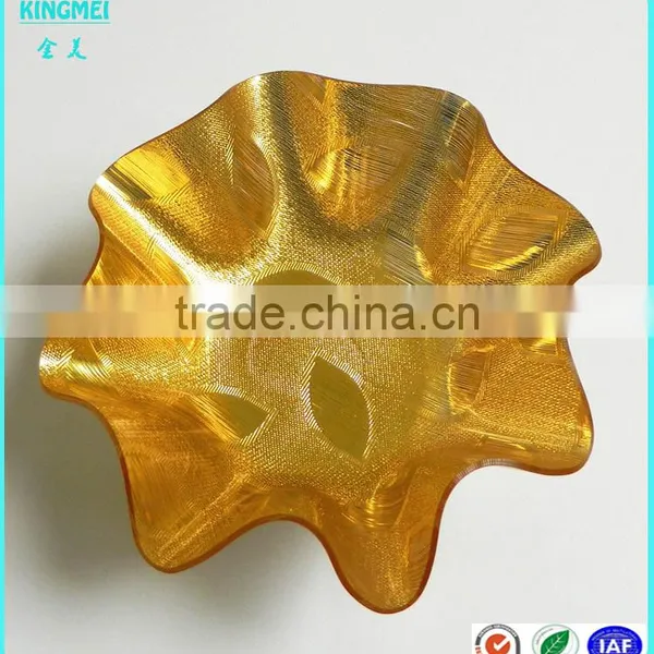 Luxury Design Promotional High Foot Style Acrylic Fruit Tray,Plastic Container and Dishes photo-5