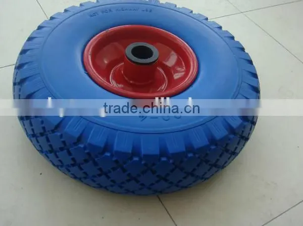 pu Wheel 3.00-4 Solid PU Foam Wheel 3.00-4, PU Solid Wheel Barrow Tire 300-4 photo-6