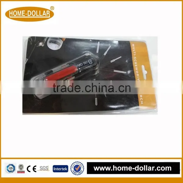 8 IN 1 WITH 2 LED LIGHT HAND TOOL MULTI-SCREWDRIVER TORCH photo-2