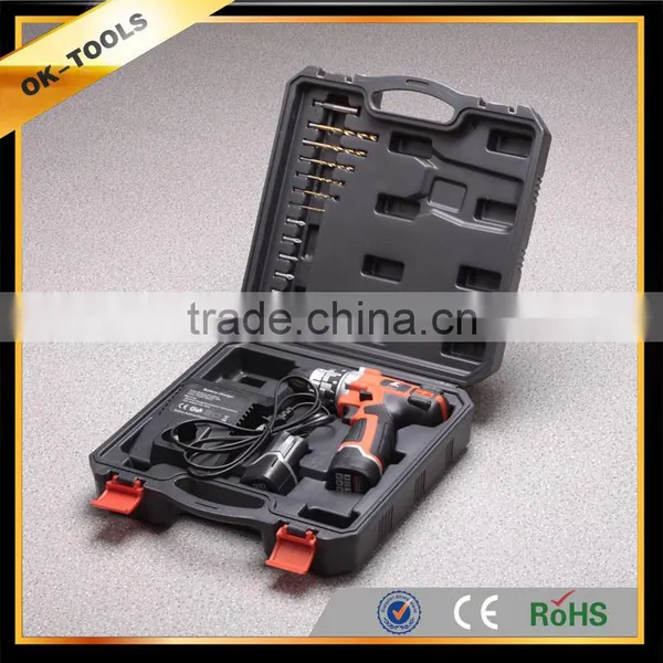2014 New 12V High Quality Li-ion Cordless Drill of Power Tools Made in China