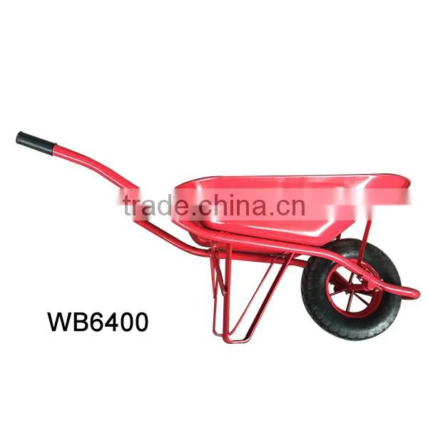 Building Construction Tools and Metal Tray Material and Pneumatic Wheel Wheelbarrow WB6400 photo-2