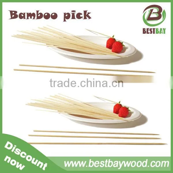 Factory Direct Sale Cheap Disposable Bamboo Skewer 40cm With Custom Logo Bamboo Skewer photo-6