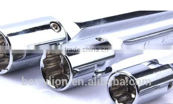 Berrylion Chrome Vanadium Steel Socket Wrench Both End of Socket Wrench photo-4
