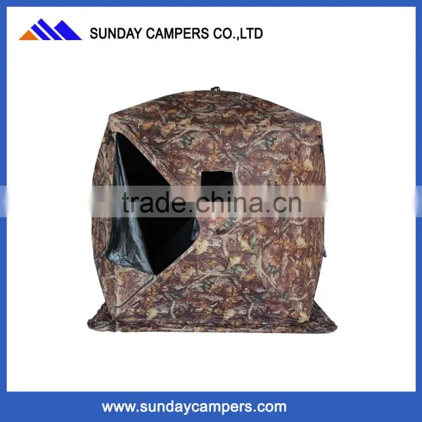 Easy Set up Folded Single Layer HUB Pole Ice Fishing Tent for Sale photo-2