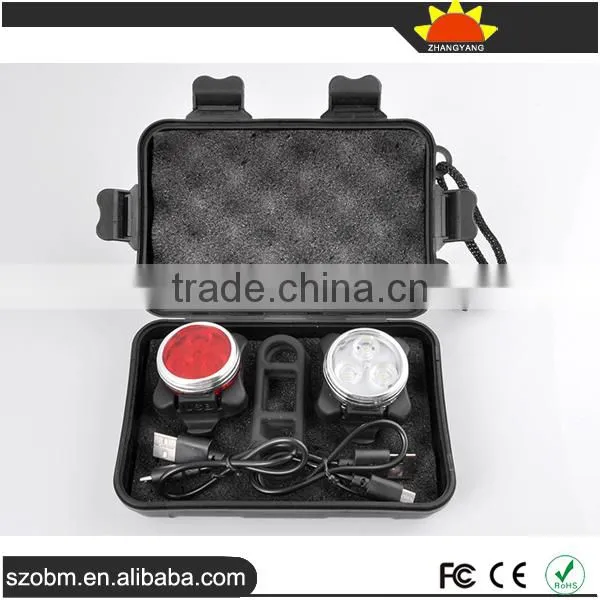 Bicycle Accessories USB Bicycle Led Light,front Tail Bike Light Kit photo-4