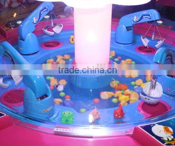 2014 New Hot Sale Rainbow Paradise Coin Operated Kids Toy Claw Crane Game Machine photo-3