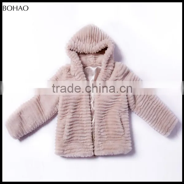 New Style Imitation Fur Hooded Hot Sale Stylish Short Coat Women photo-2