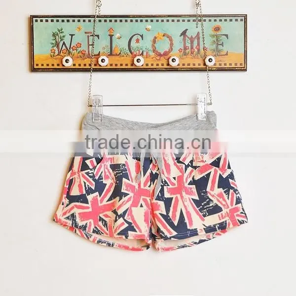 2016 Fashionable Hotsale Allover Print Single Jersey Ladie's Short photo-2