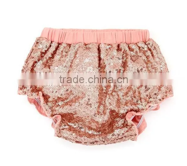 2017 Newborn Fashion Baby Sequin Bloomer Baby Sparkle Underwear Children Diaper Cover photo-4