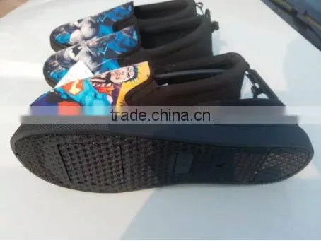 Adult Cartoon Pattern Black Canvas Shoes No Name Brand Slip On Casual Shoe Surplus Stock Liquidation photo-3