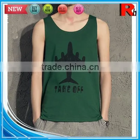 China Custom Wholesale Racer Back Men Tank Tops in Bulk photo-3