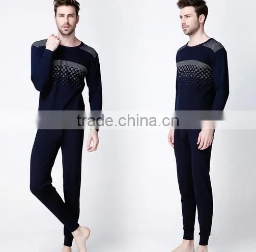 Cotton Lycra Men's Heat Thermal Underwear Lady Long Johns Long Sleeves photo-3