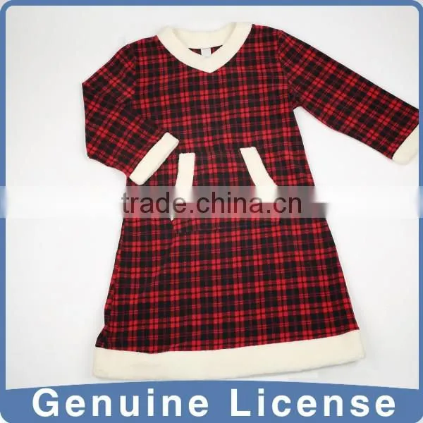 Adult V Collar Coral Fleece Pajamas photo-2
