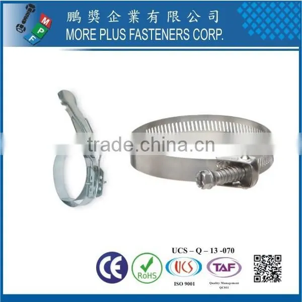 Made in Taiwan Stainless Steel Schlauchklemmen Quick Release Pipe Hose Clamp photo-2