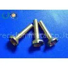 CNC Machining Turning Telecommunication Parts Steel Shafts Zinc Plating