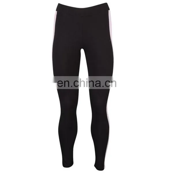 Elastic Comfortable Fit Color Block Yoga Pants Womens