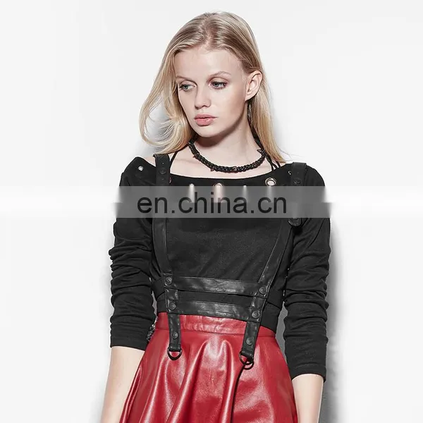 Synthetic Leather Waist Harness Suspenders photo-4