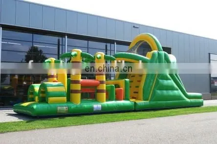 HI Professional Factory Top Grade Inflatable Obstacles Castle Giant Tunnel Inflatable Obstacle Course photo-3