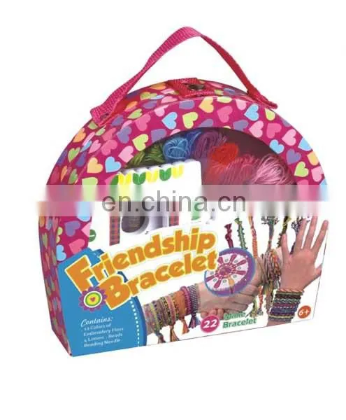 2015 NEW! DIY Craft Box Set-make Your Own Bracelet/bangle With Eva Knitting Machine for Kids photo-2