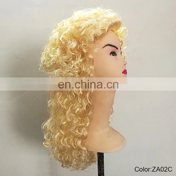 Carnival Blond Huge Curly Wigs P-W220 photo-2
