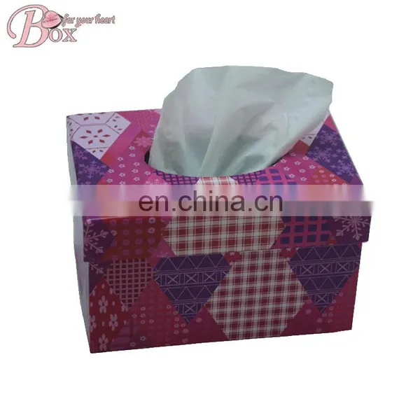 Decorative Tissue Custom Paper Tissue Covered Box Wholesale photo-5