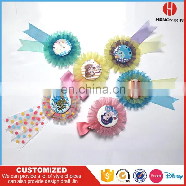 2017 New Product-Cute Christmas Snow Yarn Ribbon Flower for Kids Party photo-2