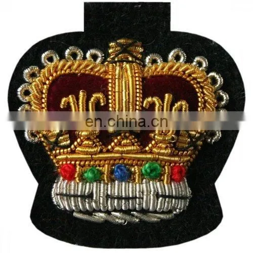 Custom Embroidered Military Bullion Crest | Fabric Military Patch | Wide Range of Embroidery Patches | Embroidered Cloth Patches photo-4