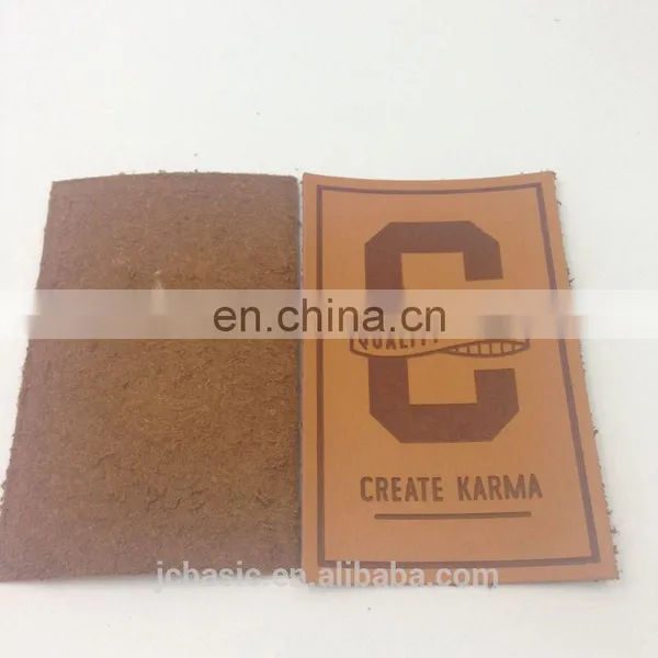 Custom High Quality Jacket Embossed Denim Leather Patch Labels photo-6
