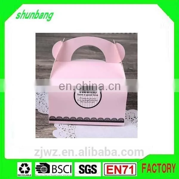 2015 Custom Folding 300gsm Paperboard & Paper Cake Box for Wedding photo-3