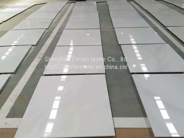 Royal White Marble Slabs Polished Tiles From China photo-4