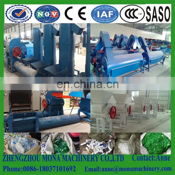 Factory Sale Plastic PET Bottle Washing Recycling Machine/waste Plastic PET Crushing Washing Recycling Production Line photo-4