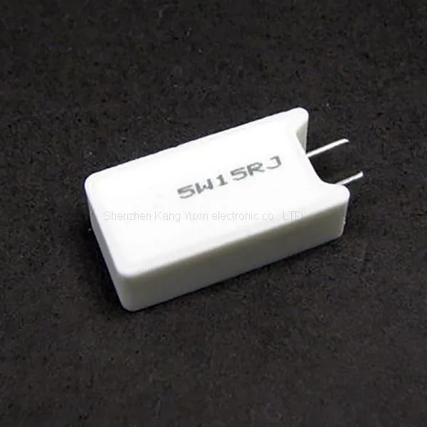 Fake Load Cement Resistors 5W 10 Ohm 10R Cement Resistance Good Heat Resistance and High Load Power photo-5