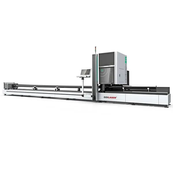 FLC-6020T 1000w Stainless Steel Carbon Steel Metal CNC Tube Fiber Laser Cutting Machine photo-3