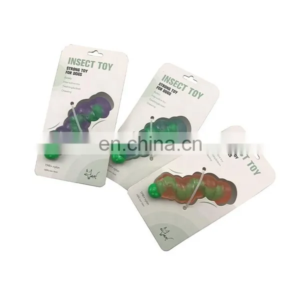 Worm Shape Chew Toy Tough and Durable Pet Toy Grind Teeth Toy photo-2