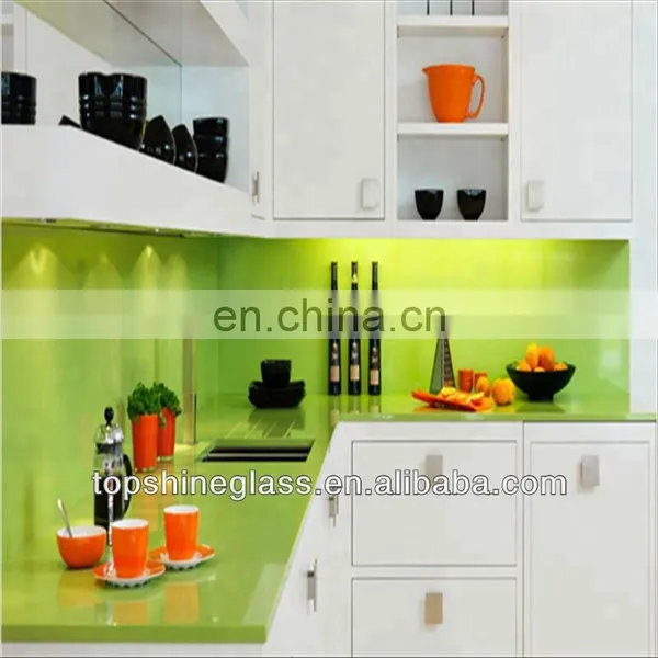 High Quality Tempered Glass Wall Printed Splash Back for Kitchen photo-5