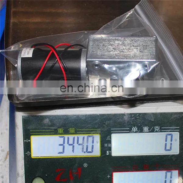 ChiHai Motor CHW-GW4058-31ZY 8mm Shaft DC Worm Gear Motor With Dual Shaft 12V 24V Self Locking photo-6