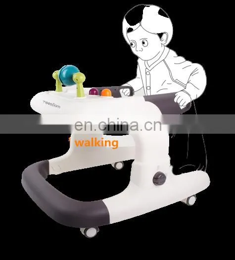 Multifunction Baby Walker Height Adjustable Infant Baby Walker photo-6