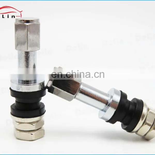 Motorcycle Tire Valve Stem TR43E Zinc Alloy Chrome Plated Metal Tyre Valves Tubeless photo-5